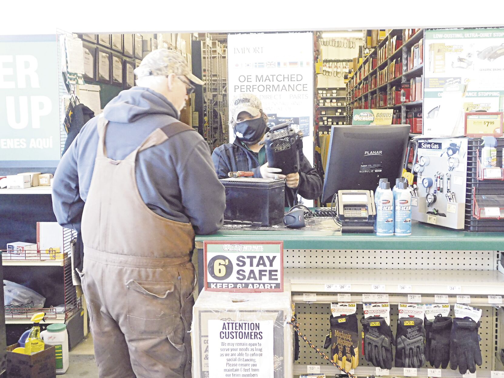Weather impacting area businesses